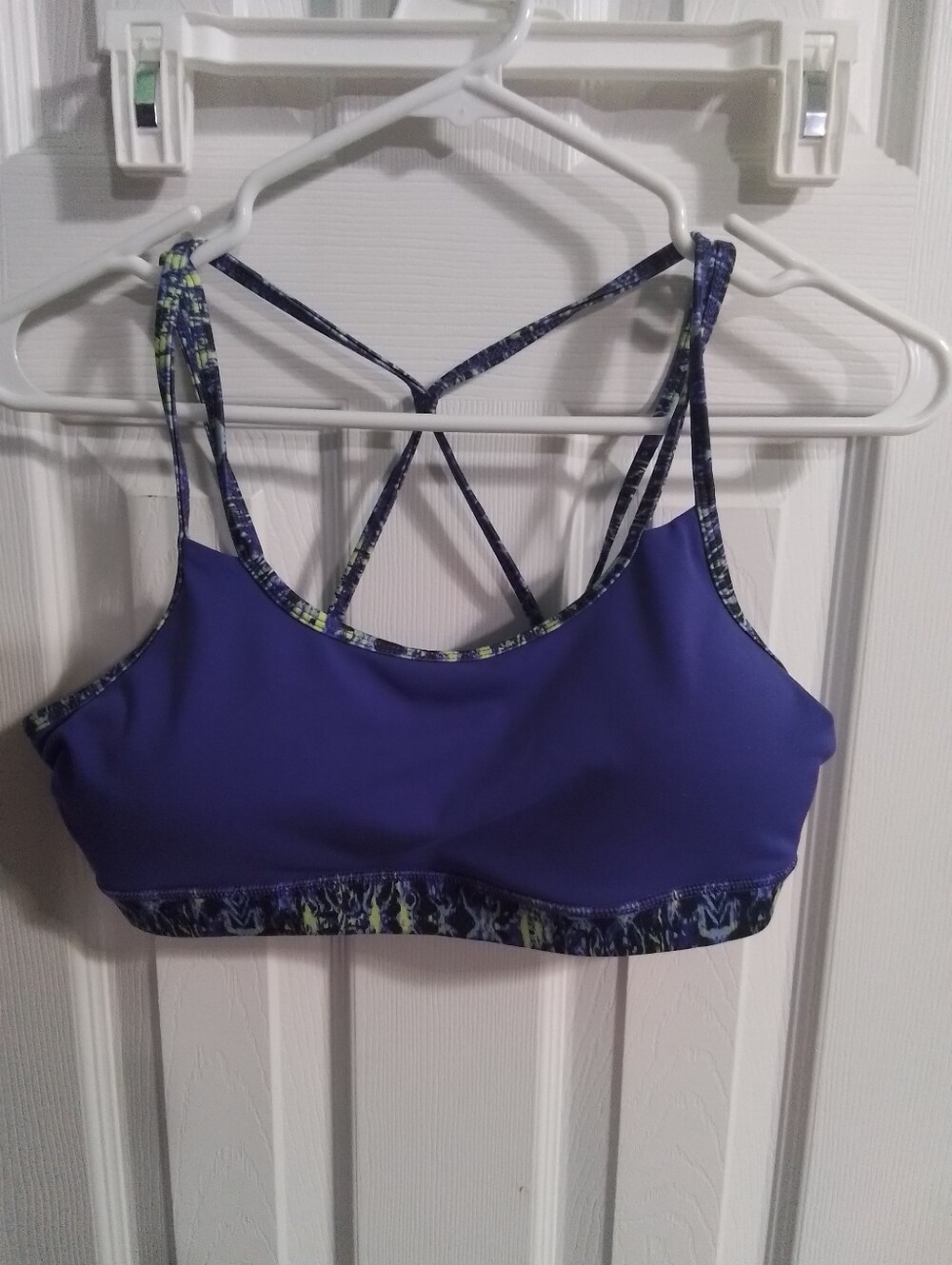 Gaiam Purple Strappy Sports Bralette - Women Intimates & Sleepwear